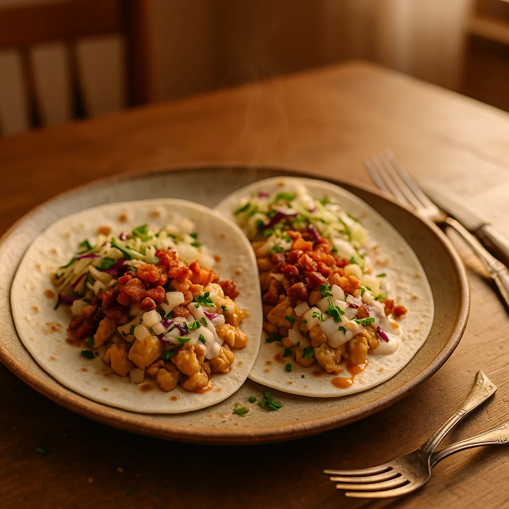 Asian Peanut Butter Wrap