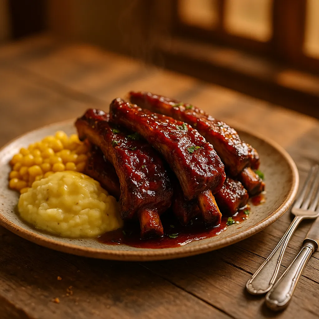 BBQ Candied Party Ribs