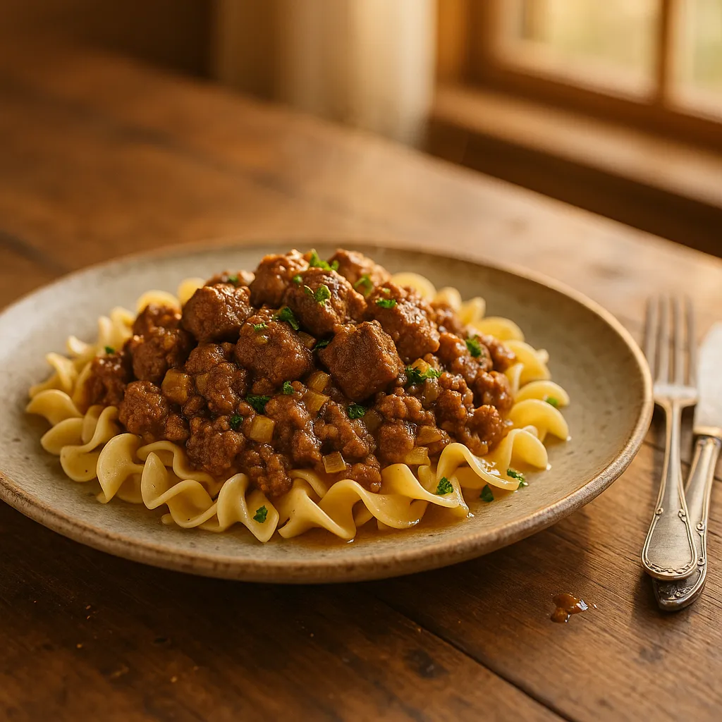 Beef Stroganoff Crockpot