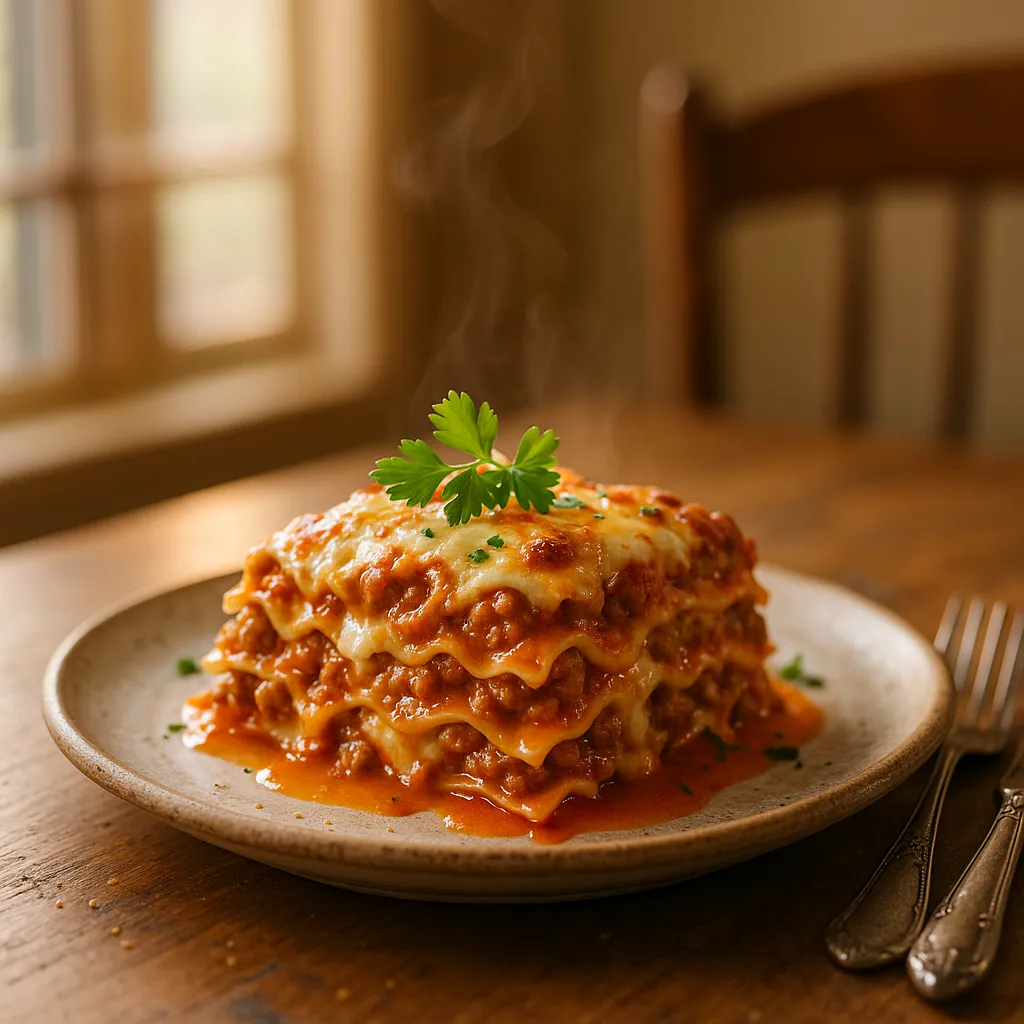 Crockpot Vodka Sauce Lasagna