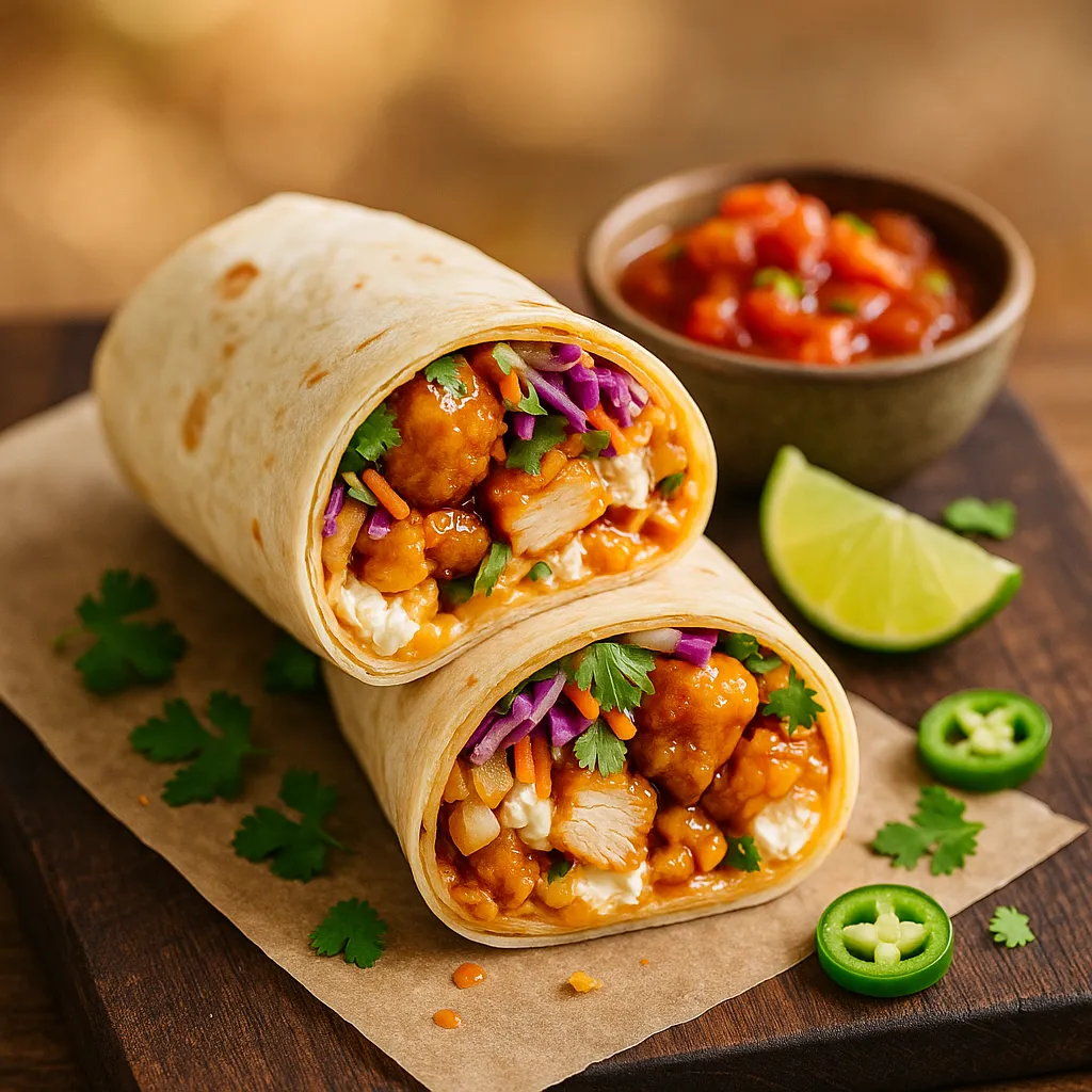 Orange Chicken Burrito