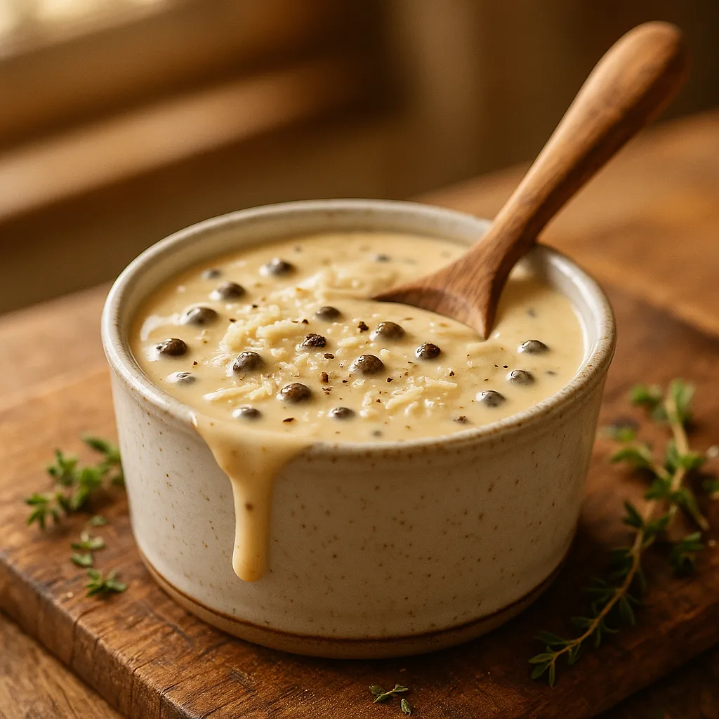 Peppercorn Steak Sauce