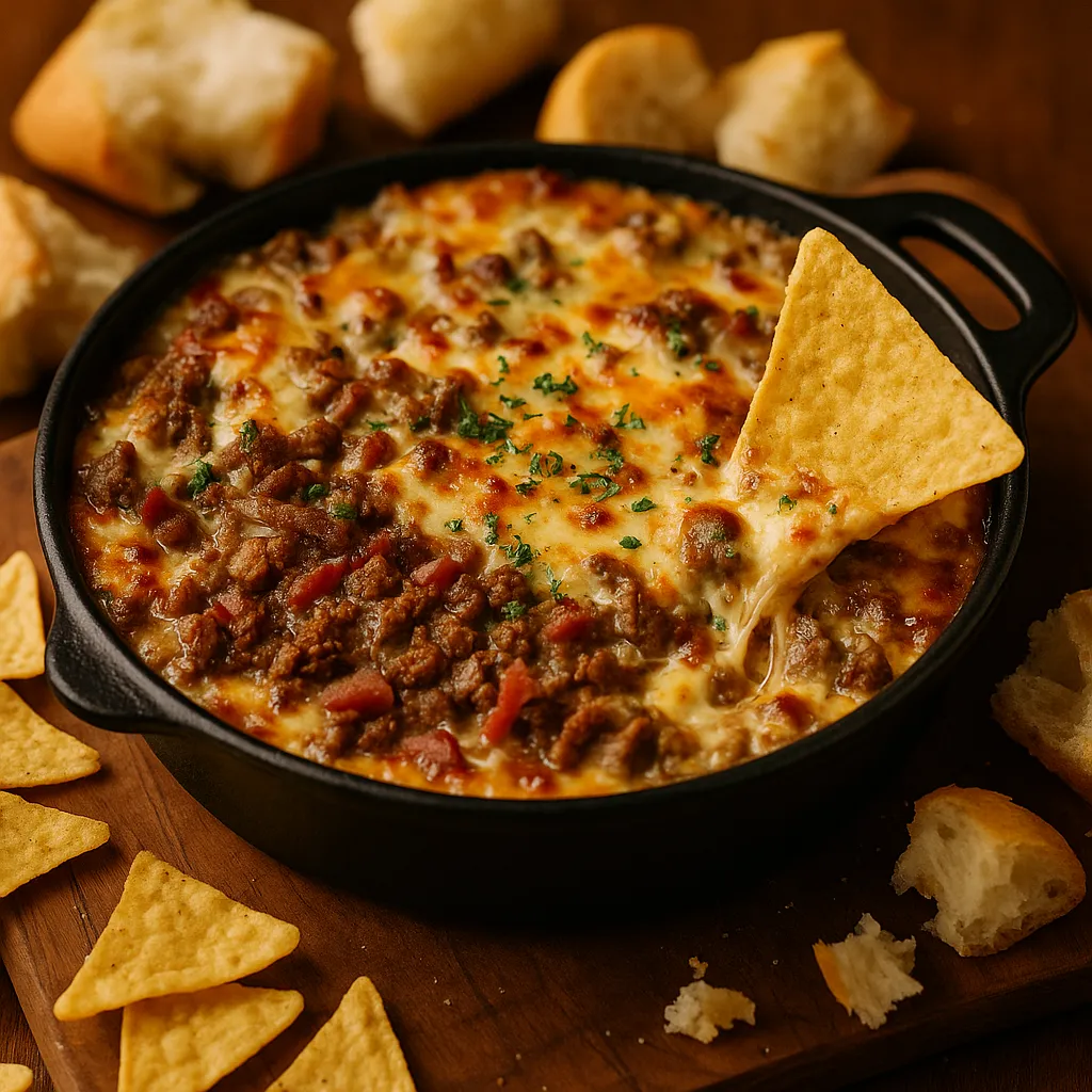 Philly Cheese Steak Crockpot Dip