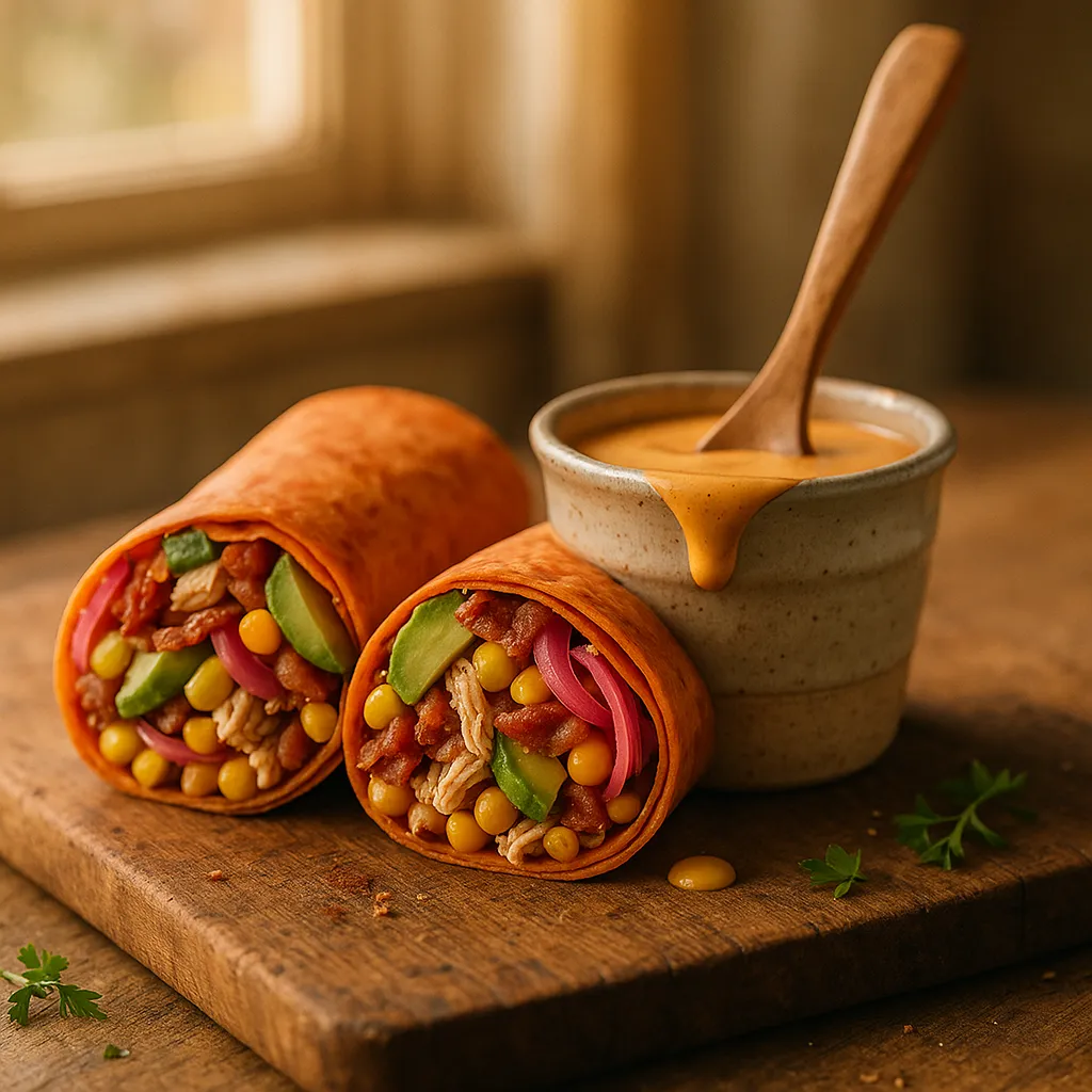 Southwestern Sauce Burrito