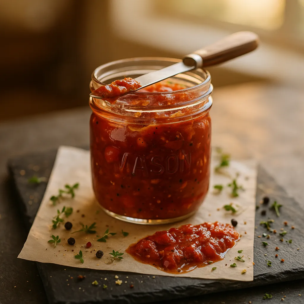 Tomato Jam burger topping