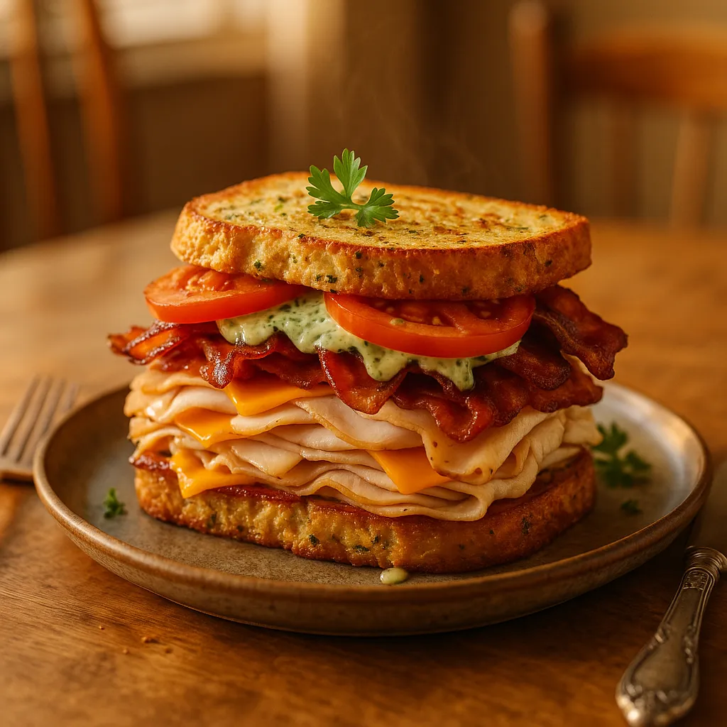 Turkey Vodka Pesto Sandwich