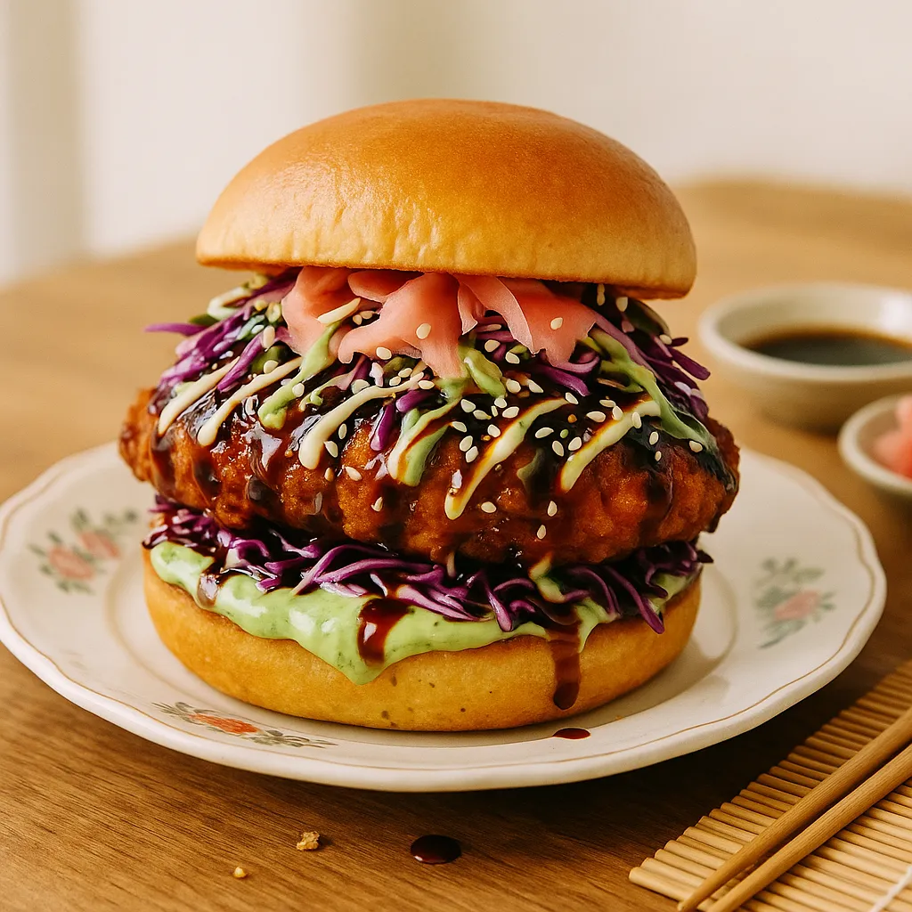 Sushi Sauce Pickled Ginger Chicken Sandwich