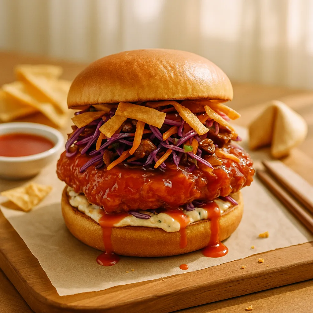 Egg Roll Chicken Sandwich