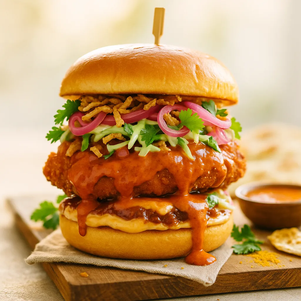 Tikka Masala Chicken Sandwich