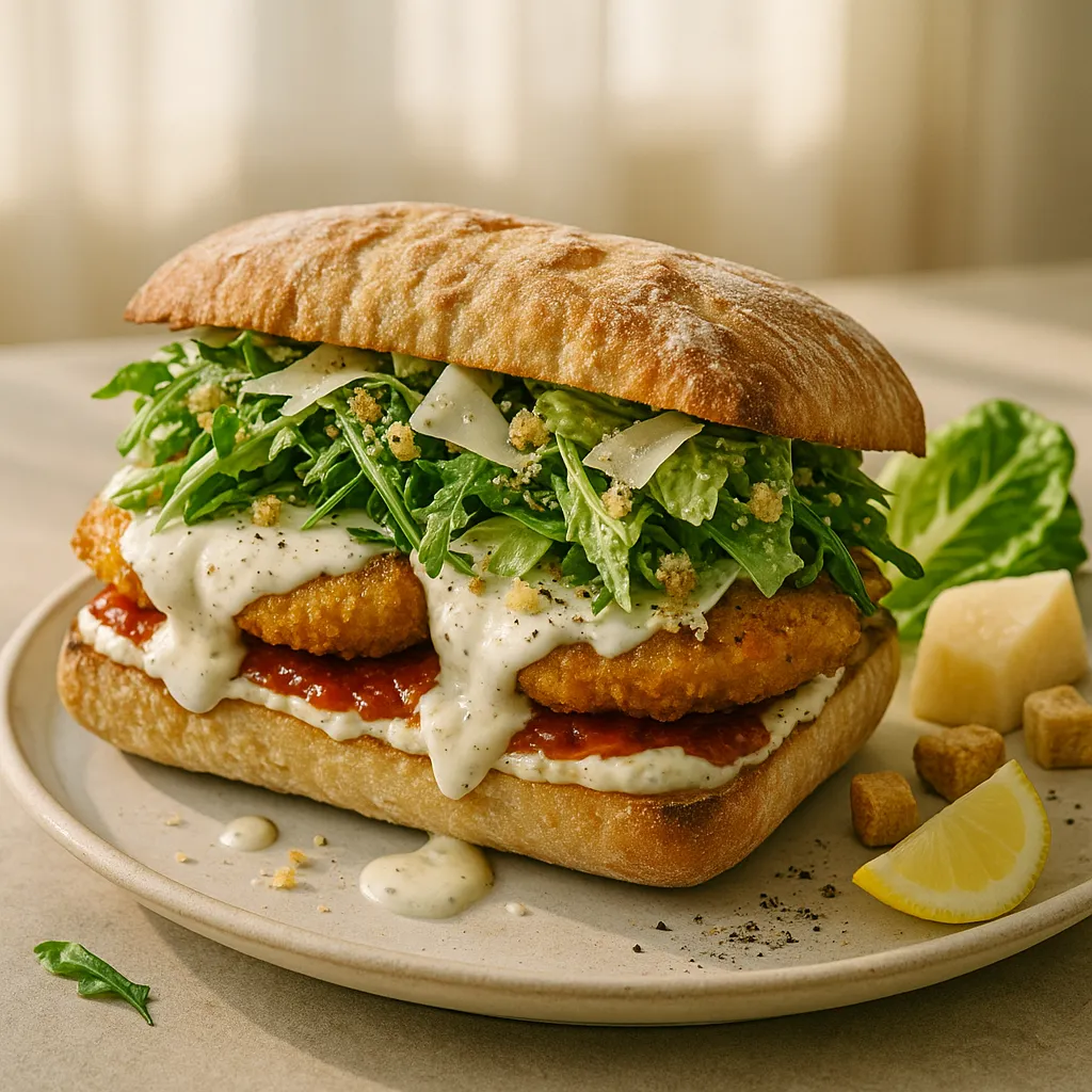 Caesar Salad Chicken Sub - Elevated