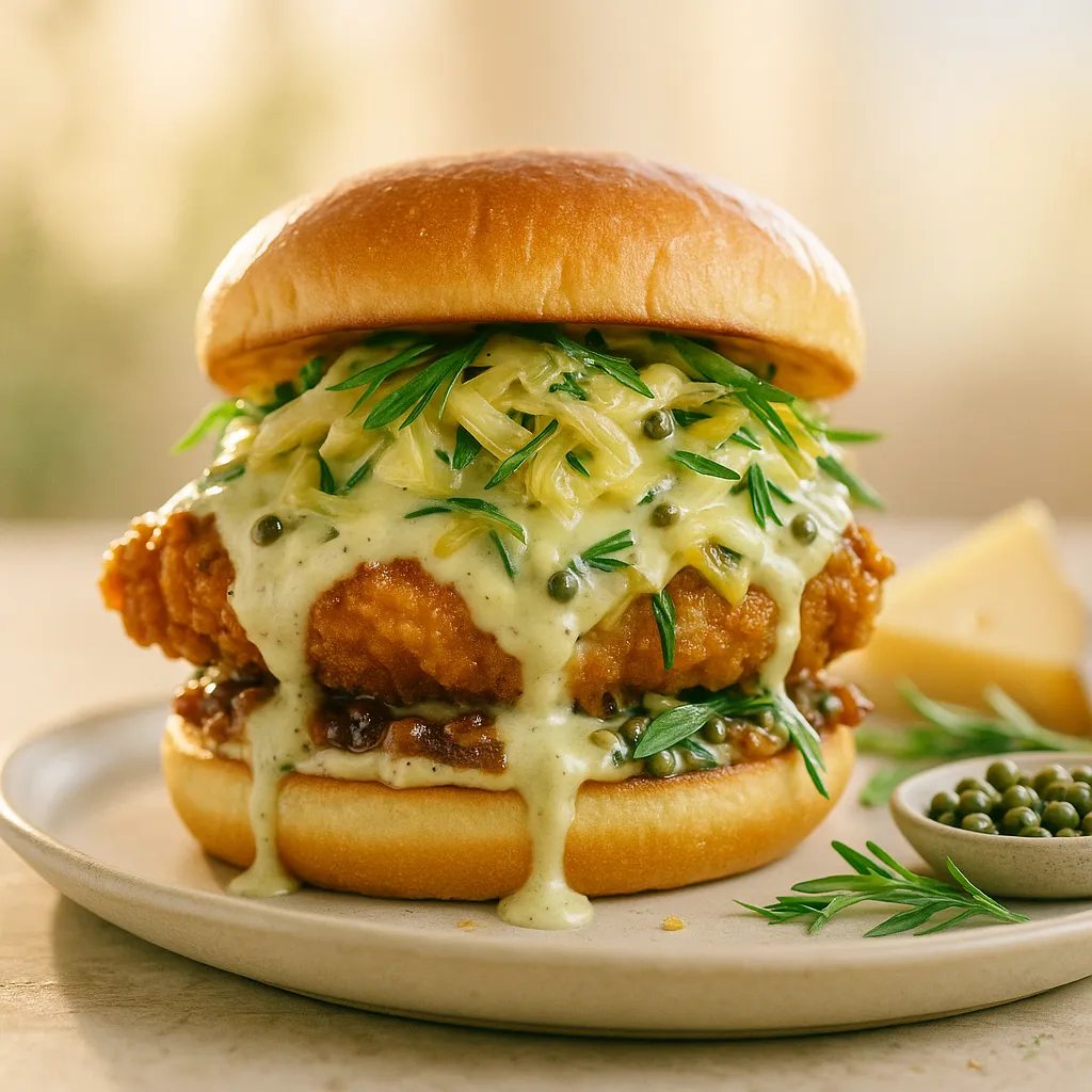 Creamy Peppercorn Chicken Sandwich