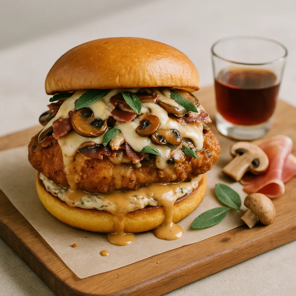 Creamy Marsala Chicken Sandwich - Wine-Forward Prosciutto