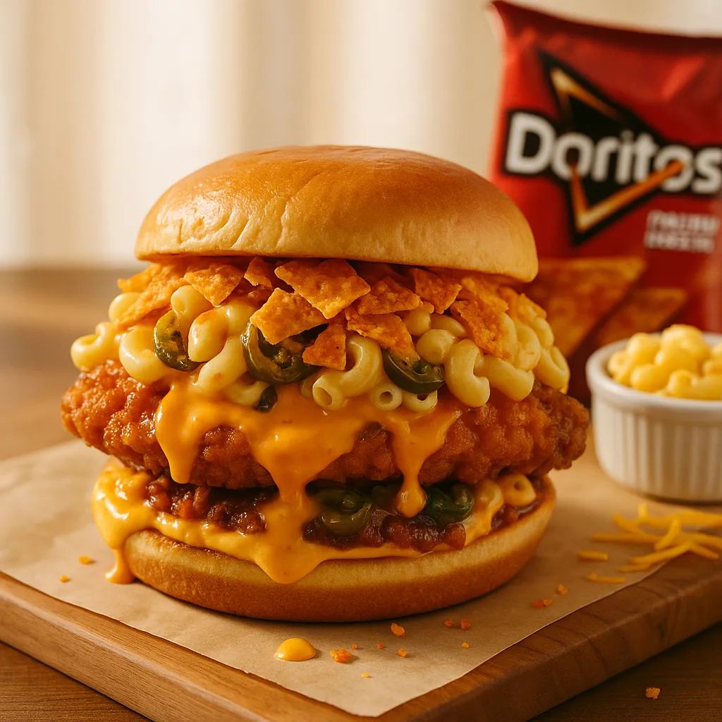 Doritos Mac n Cheese Chicken Sandwich