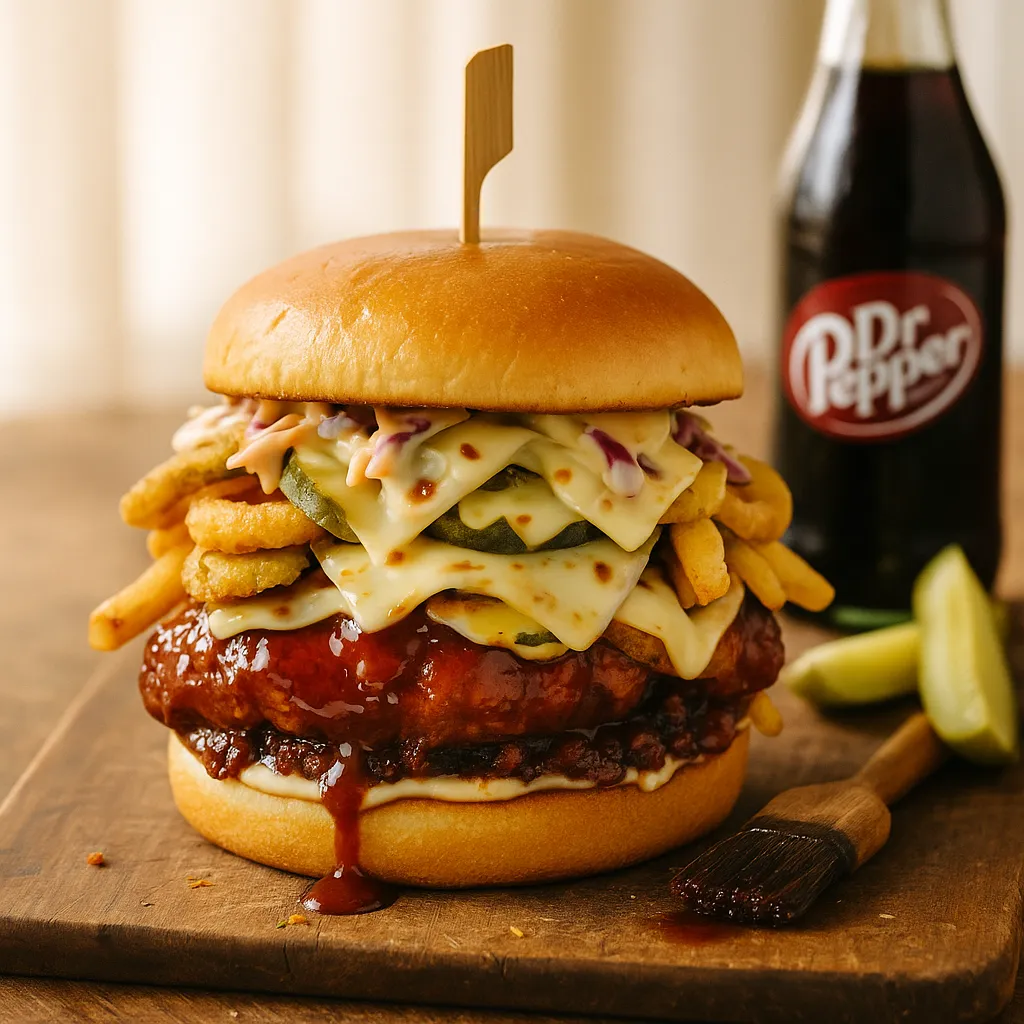 Smokey Dr Pepper BBQ Chicken Sandwich