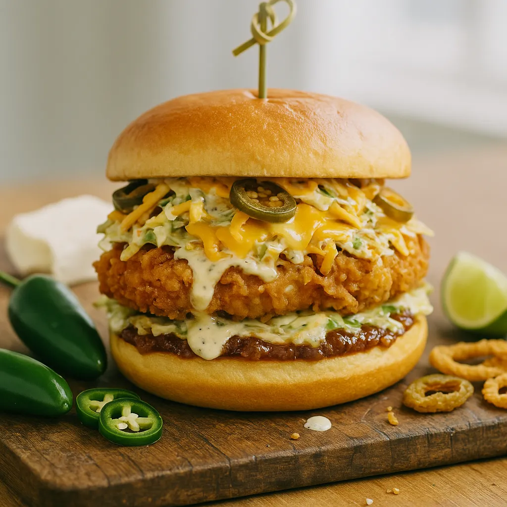 Jalapeño Poppers Chicken Sandwich