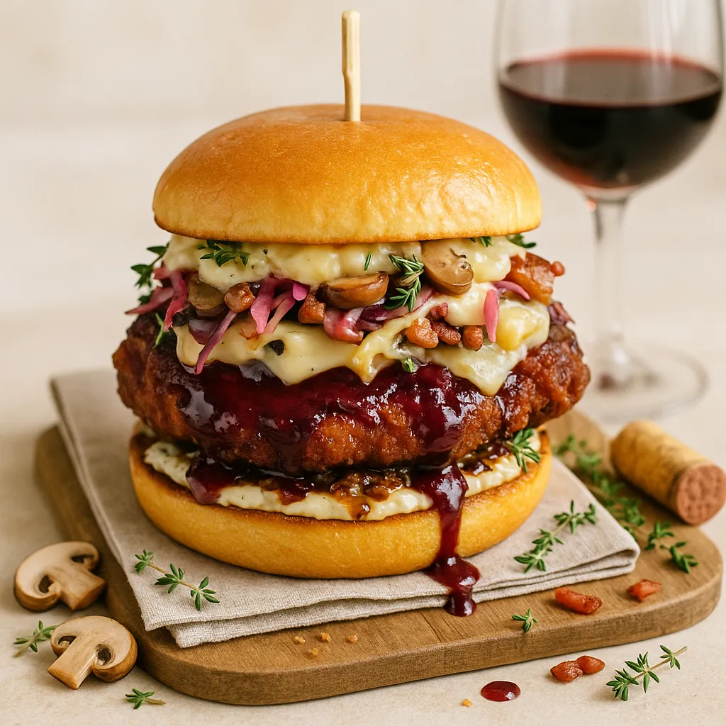 Coq Au Vin Chicken Sandwich